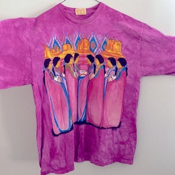 The mountain vintage y2k 3/4 sleeve graphic top - Picture 2 of 7